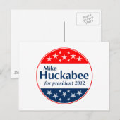 Mike Huckabee 2012 (v106) Postkarte (Vorne/Hinten)