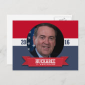 MIKE HUCKABEE 2016 POSTKARTE (Vorne/Hinten)