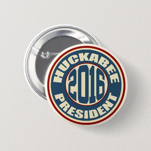 Mike Huckabee für Präsidenten im Jahre 2016 Button (Vorne & Hinten)