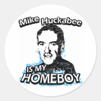 Mike Huckabee ist meine Hausfrau Runder Aufkleber