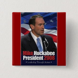 Mike Huckabee und alter Ruhm Button