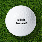Mike ist ein Phantastischer Golfplatz Golfball