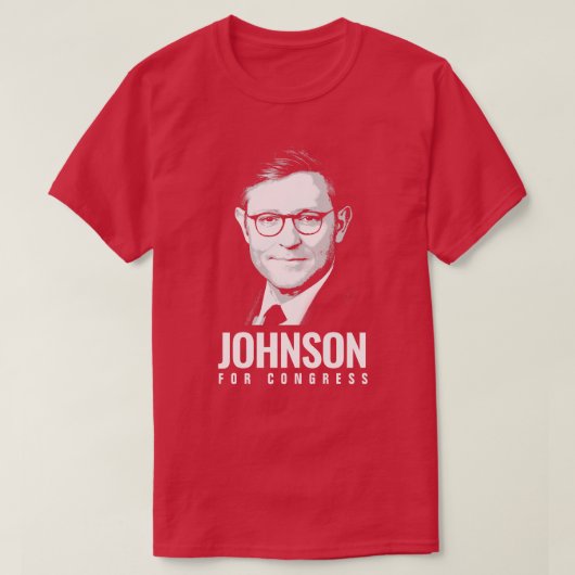 Mike Johnson für Kongress T-Shirt (Design vorne)