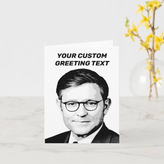 Mike Johnson Karte (Gelbe Blume)