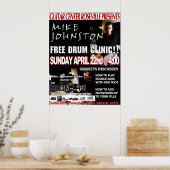 Mike Johnston Clinic, 22. April Poster (Küche)