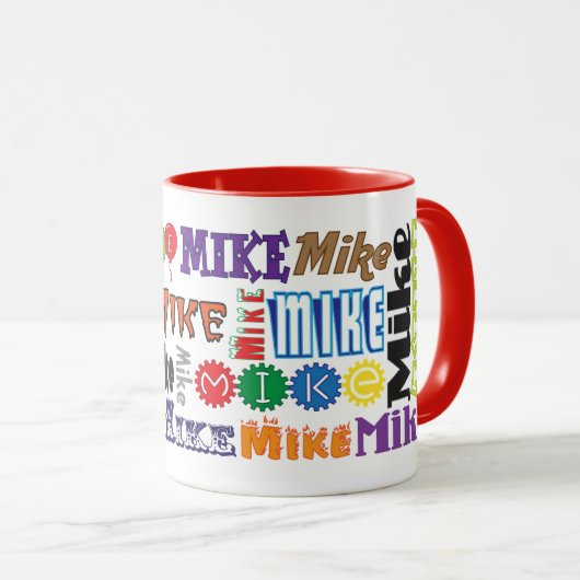 Mike-Kaffee-Tasse Tasse (VorderseiteRechts)