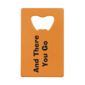 Mike Kara Here Bottle Opener Geldbeutel Flaschenöffner (Rückseite)