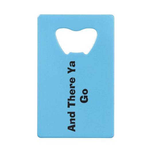 Mike Kara Here Bottle Opener Geldbeutel Flaschenöffner (Rückseite)