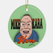 Mike Kara Hier Weihnachtsfeier Keramik Ornament (Links)