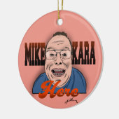 Mike Kara Hier Weihnachtsfeier Keramik Ornament (Links)