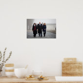 Mike, Karen & Charlotte Pence in Dachau Poster (Küche)