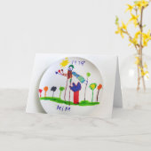 Mike Karte (Gelbe Blume)