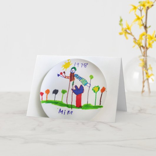 Mike Karte (Gelbe Blume)