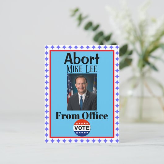 Mike-Lee abbrechen Postkarte (Stehend Vorderseite)