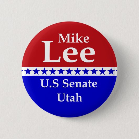 Mike Lee US-Senat Utah 2022 Button (Vorderseite)