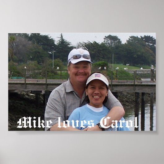 Mike Lieben Carol Poster (Vorne)