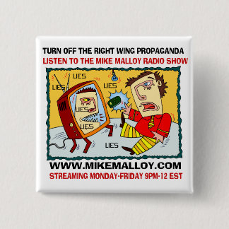 Mike Malloy Radioshowknopf Button