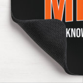 Mike Mann Ich weiß alles - Mike Name Coole Zitate Mousepad (Ecke)