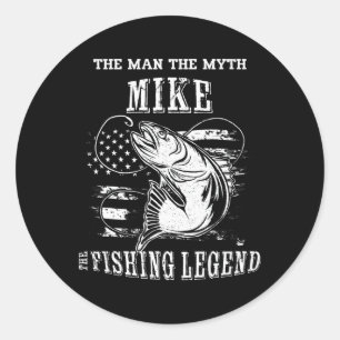 Mike Mann Mythos Angellegende Personalisierter Nam Runder Aufkleber