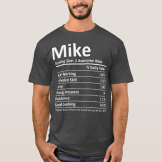 Mike Nutrition Funny Geburtstag Personalisierter N T-Shirt