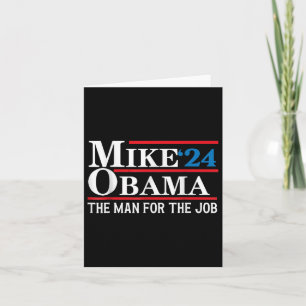 Mike Obama "24 komische Präsidentenwahl Der Mann d Karte