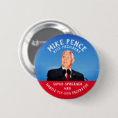 Mike Pence Fliegeneier-Inkubator Button (Vorne & Hinten)