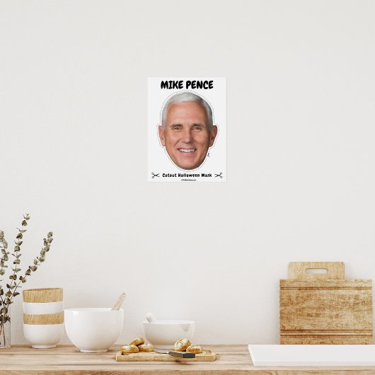 Mike Pence Halloween Mask Poster (Küche)