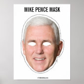 Mike Pence Mask Cutout Poster (Vorne)