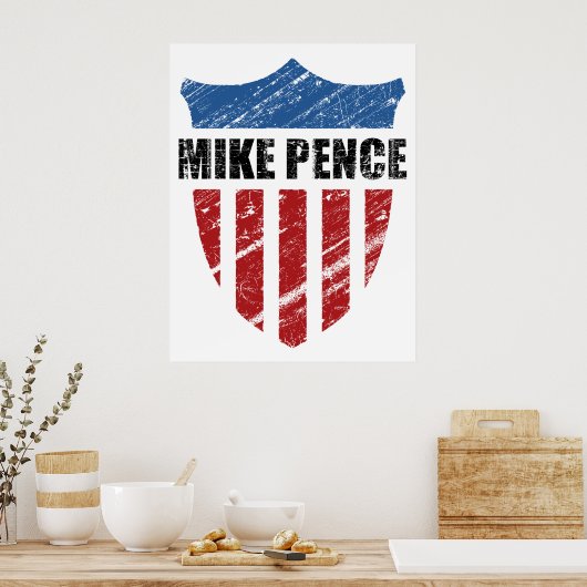 Mike Pence Shield Poster (Küche)