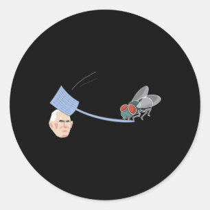 Mike Pence White Swatter Biden Harris 2020 De Runder Aufkleber