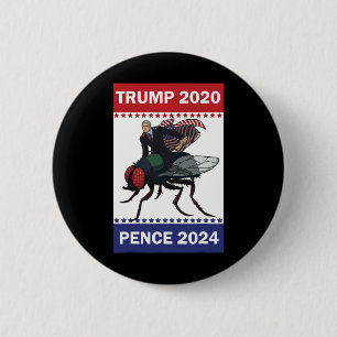 Mike Pence Ziemlich Fliegender Superheld Trump Pen Button