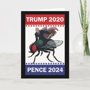 Mike Pence Ziemlich Fliegender Superheld Trump Pen Karte