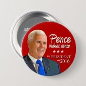 Mike-Pennys für Präsidenten 2016 Button (Vorne & Hinten)