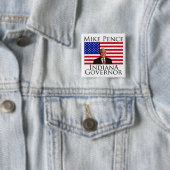 Mike-Pennys-Indiana-Gouverneur-Knopf Button (Beispiel)