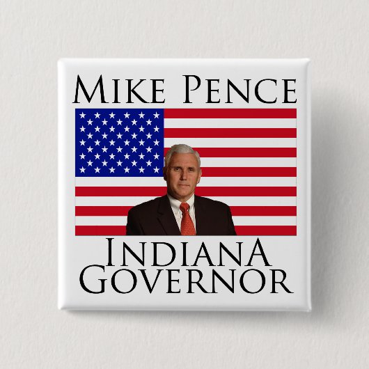 Mike-Pennys-Indiana-Gouverneur-Knopf Button (Vorderseite)