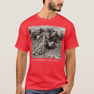 Mike row Old Motorbike Hackney London England D T-Shirt