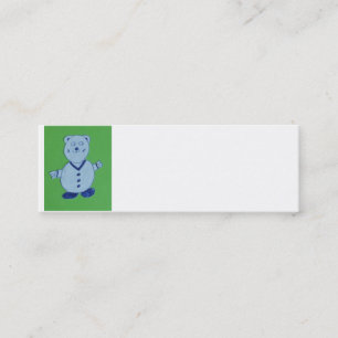 Mike Skinny Business Cards, 7,6 cm x 2,5 cm Mini Visitenkarte