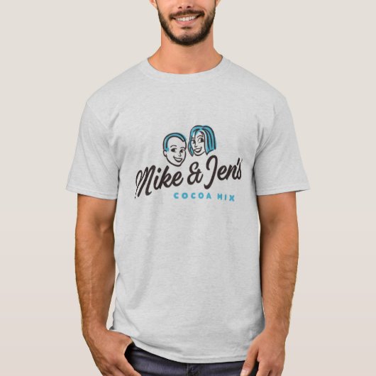 Mike und Jens Kakao-T - Shirt (Vorderseite)