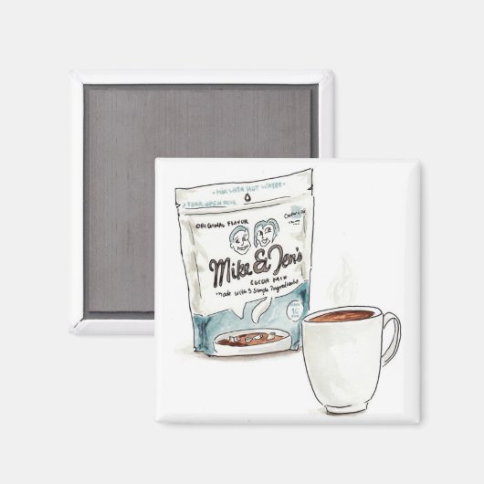 Mike und Jens Kakaomagnet Magnet (Vorderseite/Rückseite)