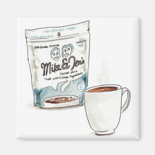 Mike und Jens Kakaomagnet Magnet (Vorne)