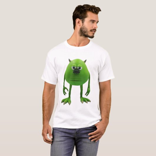Mike Wazowski Sulivan Face Meme T-Shirt (Vorne ganz)