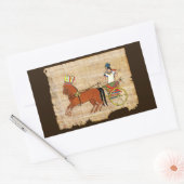 Miketz - Joseph's Chariot Rechteckiger Aufkleber (Umschlag)