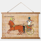 Miketz - Joseph's Chariot Wandteppich Mit Holzrahmen (Vorne)