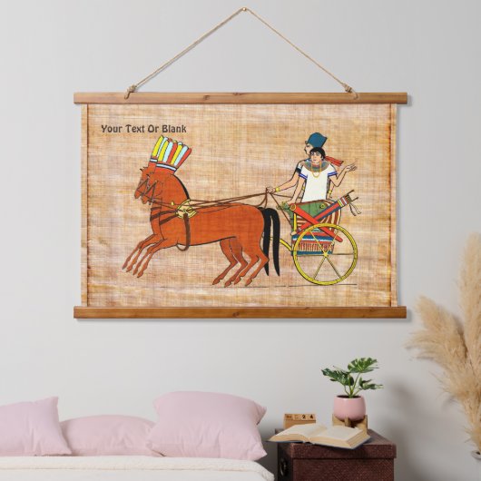 Miketz - Joseph's Chariot Wandteppich Mit Holzrahmen (Schlafzimmer)