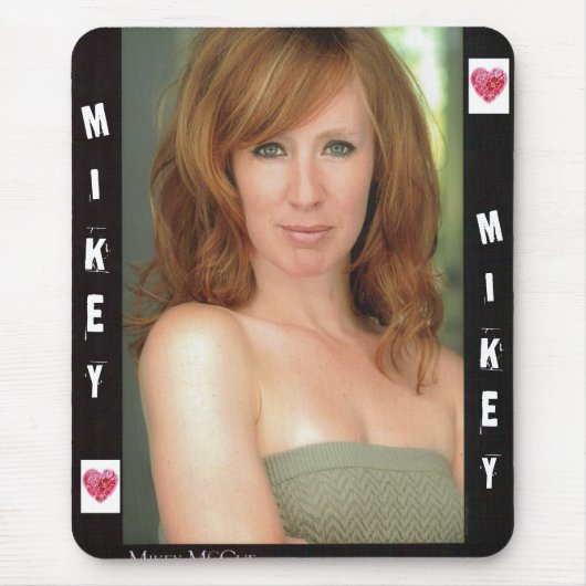 Mikey Button-oben Mousepad (Vorne)