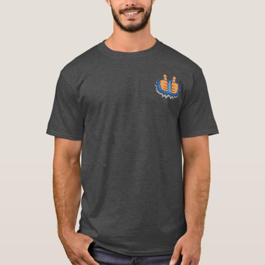 Mikey D's Zwei Daumen hoch T-Shirt (Vorderseite)