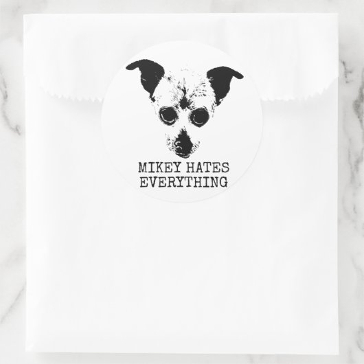 MIKEY HATES STICKERS (Tasche)