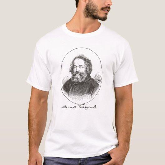 Mikhail Bakunin Portrait T-Shirt (Vorderseite)