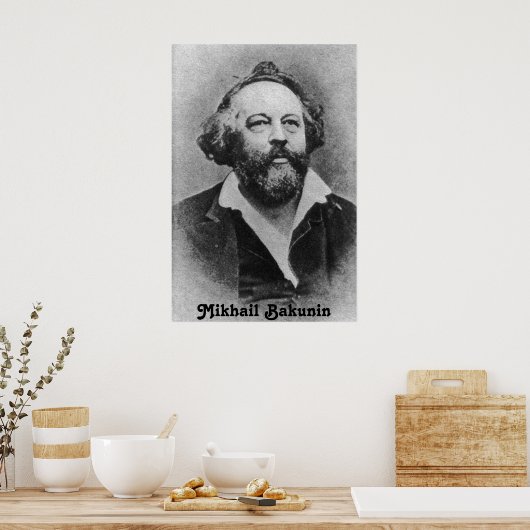 Mikhail Bakunin Poster (Küche)