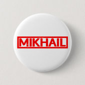 Mikhail Briefmarke Button (Vorderseite)